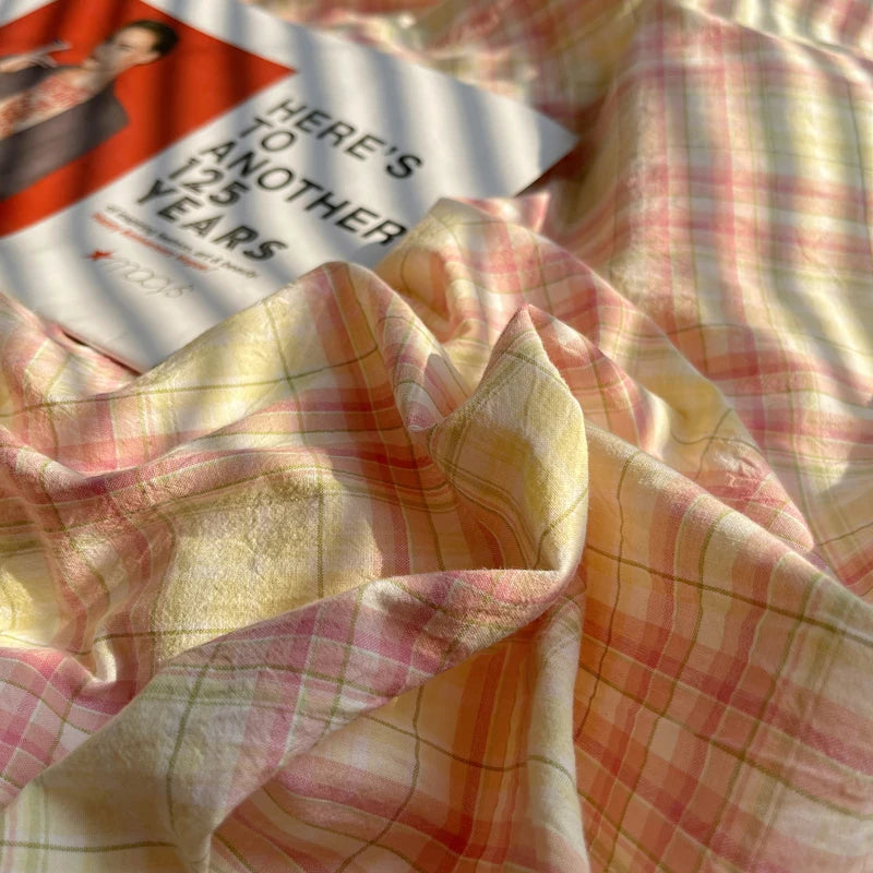 Soft Cotton Pink Stripes Duvet Cover