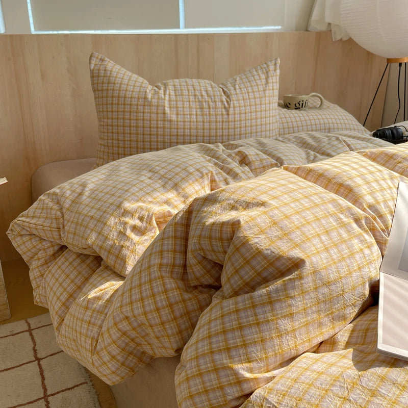 Soft Cotton Pink Stripes Duvet Cover