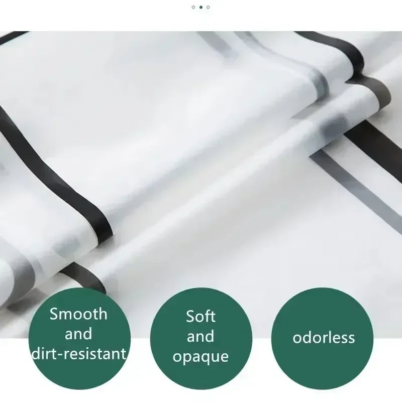 Modern Waterproof Geometric Shower Curtain