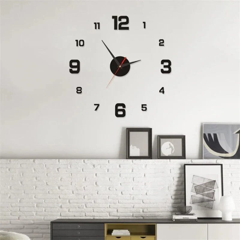 3D LED Luminous Digital Wall Clock