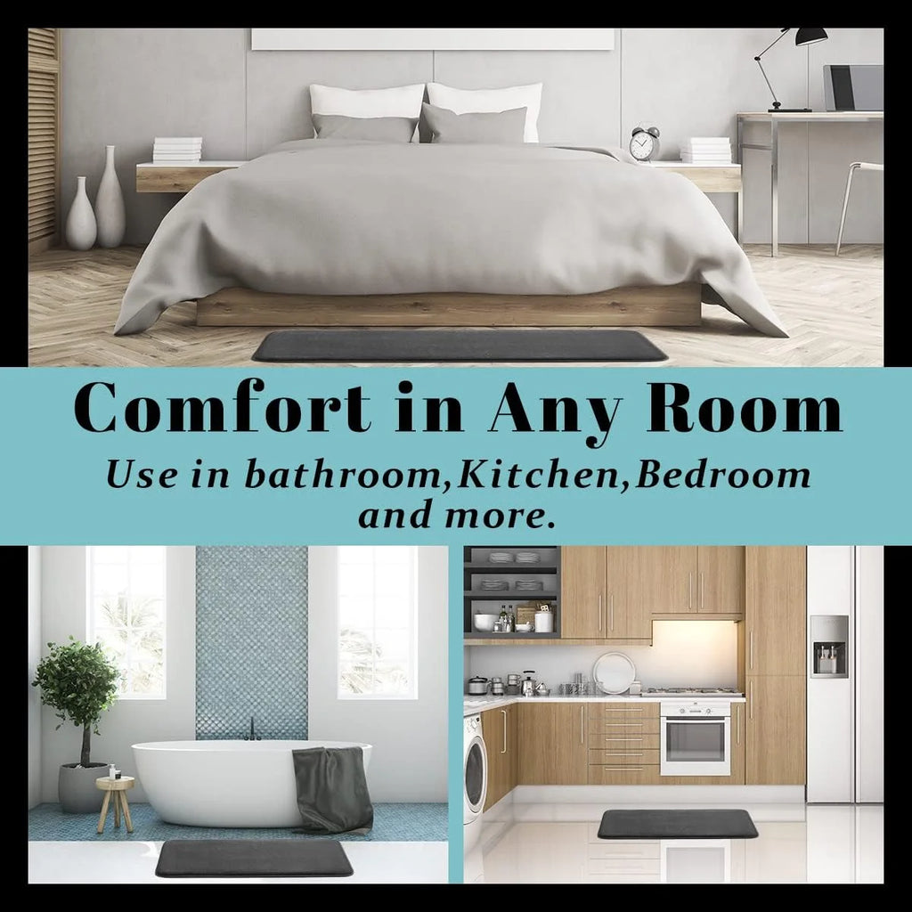 Absorbent Non-Slip Bathroom Floor Mat