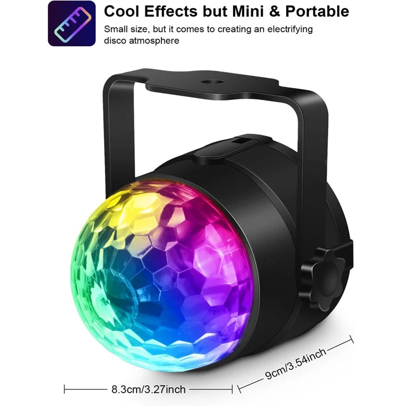 Sound-Activated RGB Disco Party Light