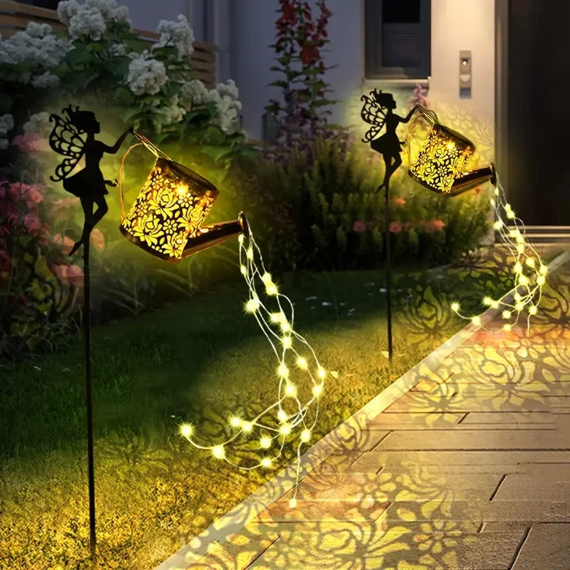 Magic Solar Watering Can Light – Beautiful Garden Decoration