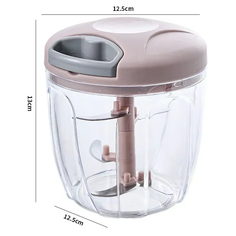Manual Vegetable & Garlic Chopper – 500/900ml