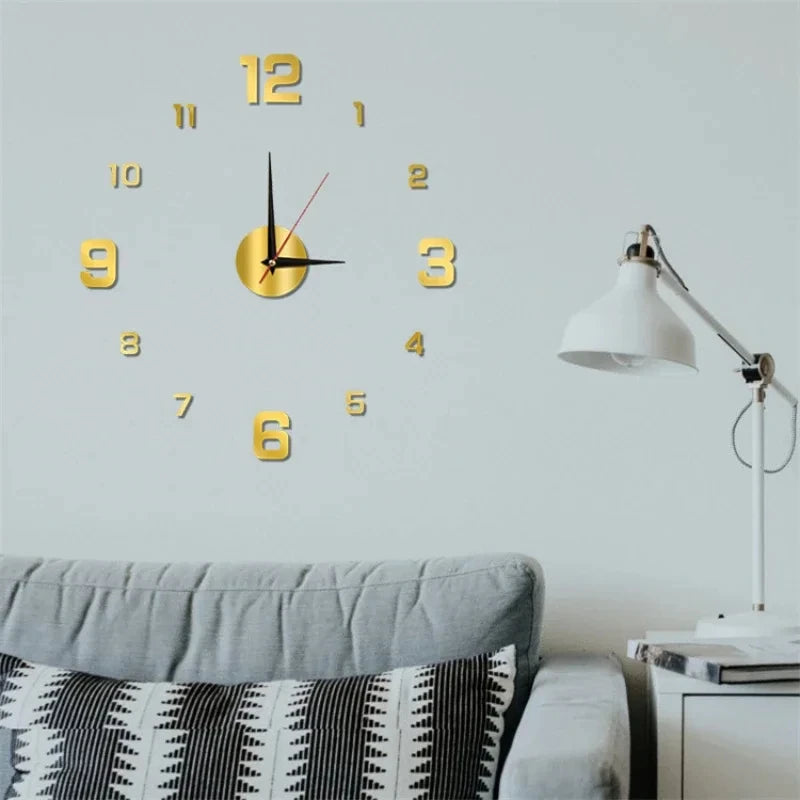 3D LED Luminous Digital Wall Clock