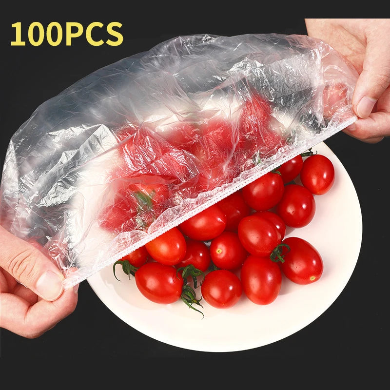 Reusable Elastic Food Covers – Bowl & Plate Lid Set