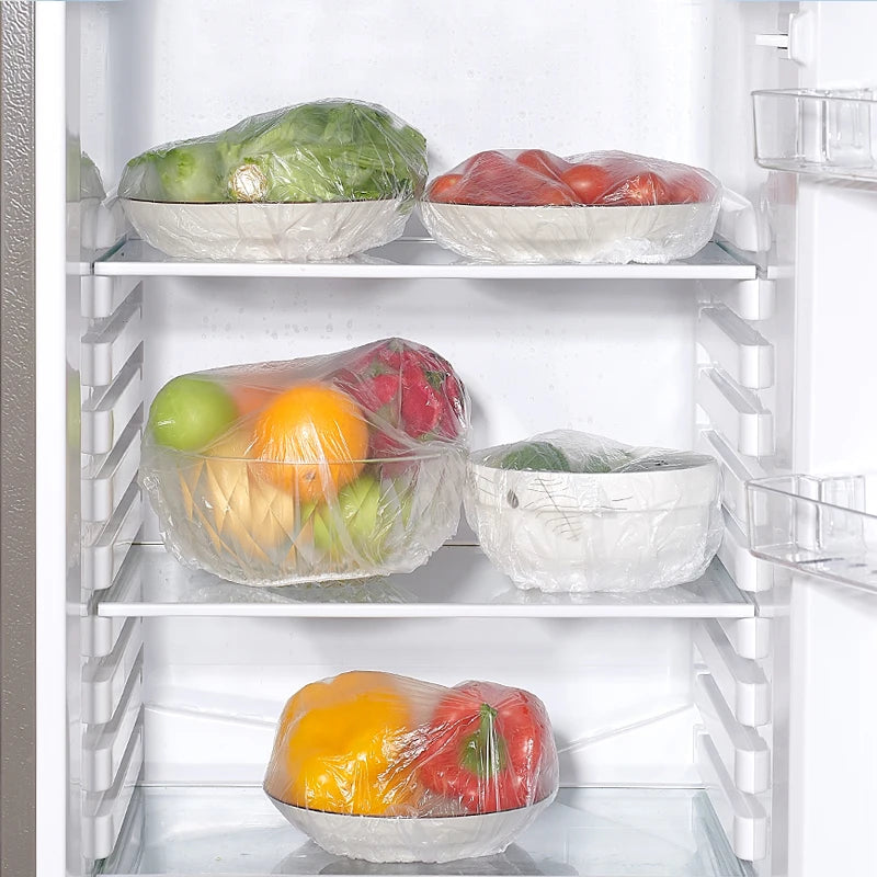 Reusable Elastic Food Covers – Bowl & Plate Lid Set